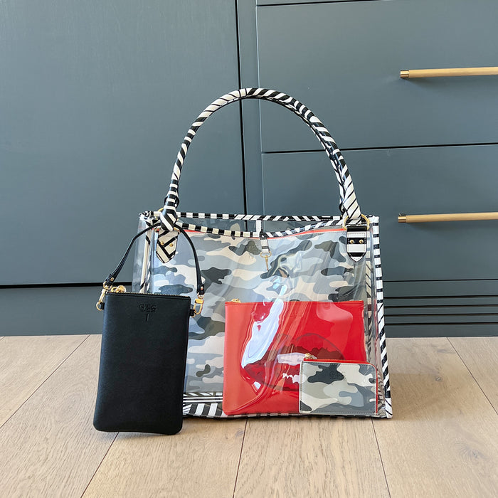 #1 Black Crossbody Wristlet