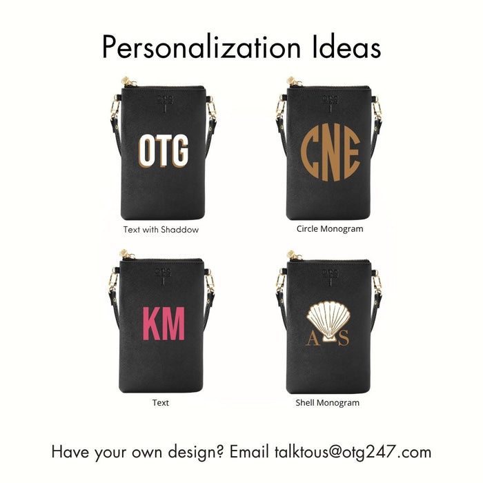 #1 Black Crossbody Wristlet