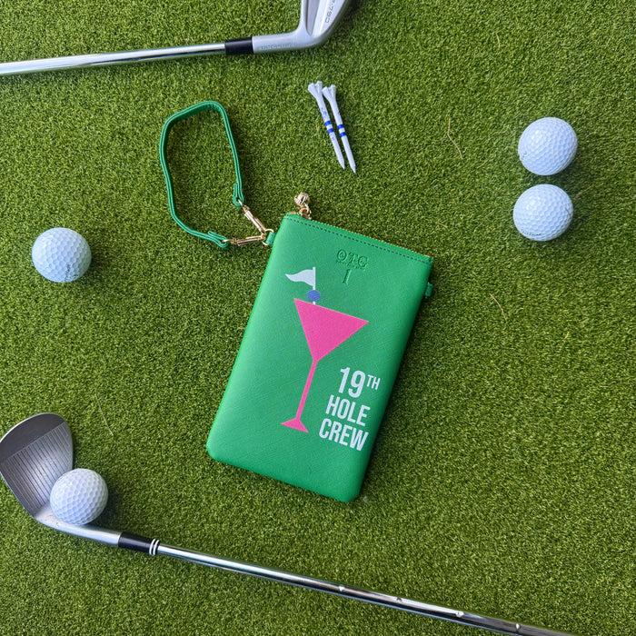 #1 Green 19th Hole Crew Crossbody Wristlet