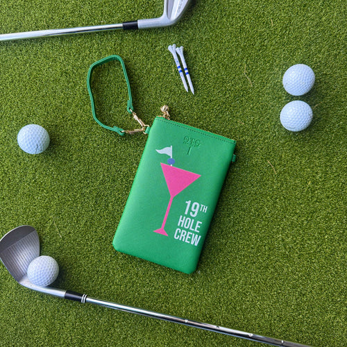 #1 Green 19th Hole Crew Crossbody Wristlet