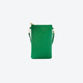 #1 Green Crossbody Wristlet, front view