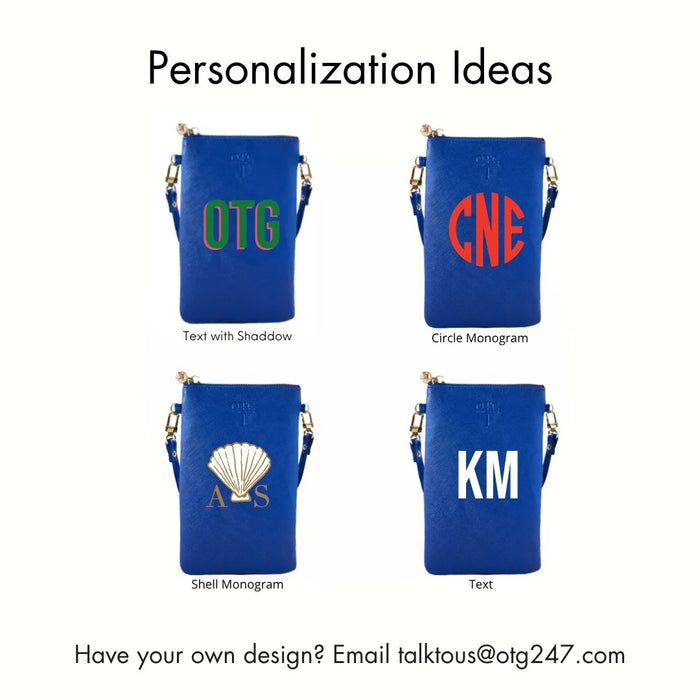 #1 Navy Crossbody Wristlet