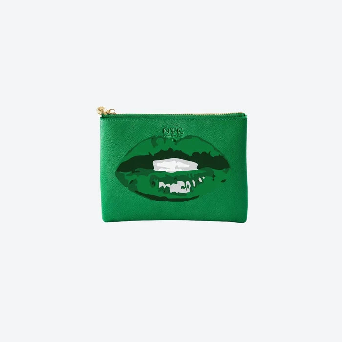#2 Green Lips Pouch