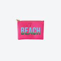 #2 Hot Pink Beach Pouch, front view