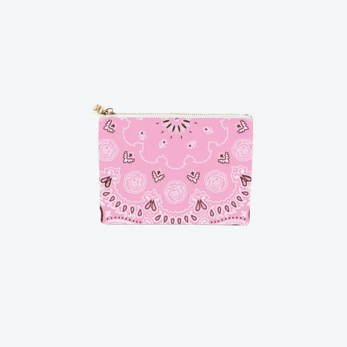 #2 Meeghan Bandana Pink Pouch, front view