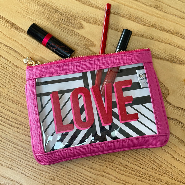 #2 Nudie Hot Pink Love Pouch