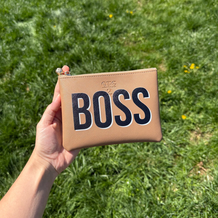 #2 Tan Boss Pouch