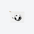 #2 White Lab Pouch, front view