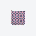 #3 Kelsie Geo Navy Pouch, front view