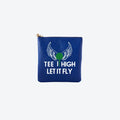#3 Navy Tee It High Pouch, front view