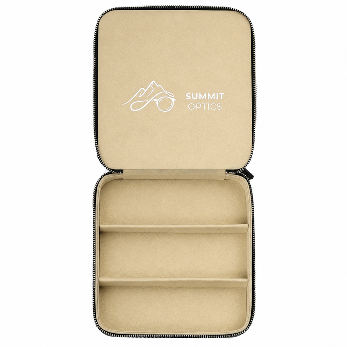 3 Piece Premium Eyewear Case - Black