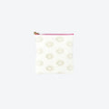 #3 Sabra Eye White Pouch, front view