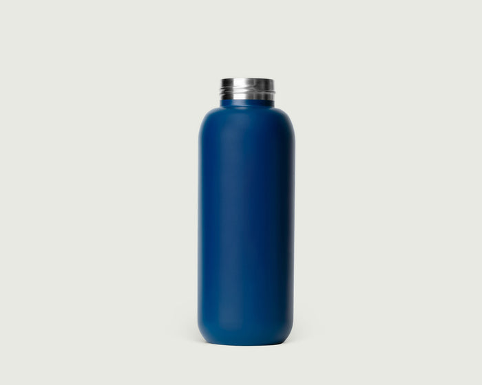 Blueberry::32oz Bottle Sunnies Flask Tumbler blue front