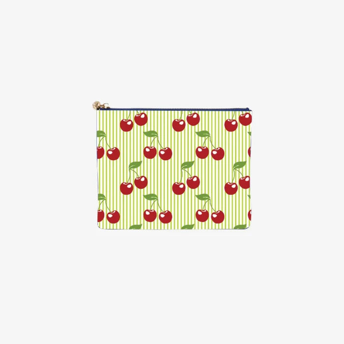 #4 Alyssa Cherries Green Pouch