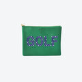 #4 Green Keyanna Golf Pouch, front view