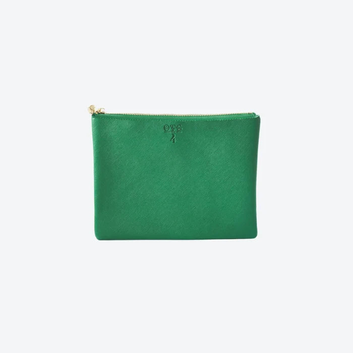 #4 Green Pouch, front view