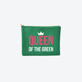 #4 Green Queen Green Pouch, front view