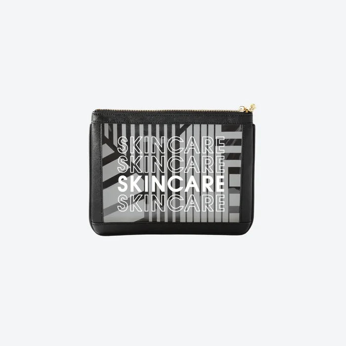 #4 Nudie Black Skincare Pouch, front view