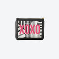 #4 Nudie Black XO Pouch, front view