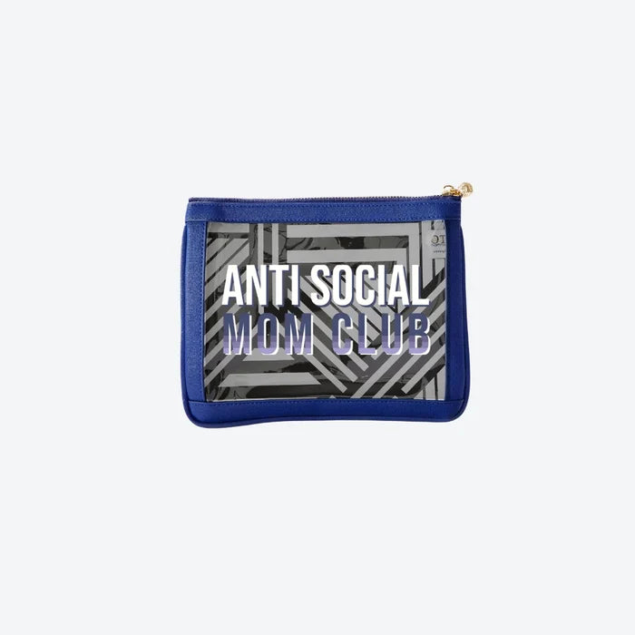 #4 Nudie Navy Anti Social Pouch, front view