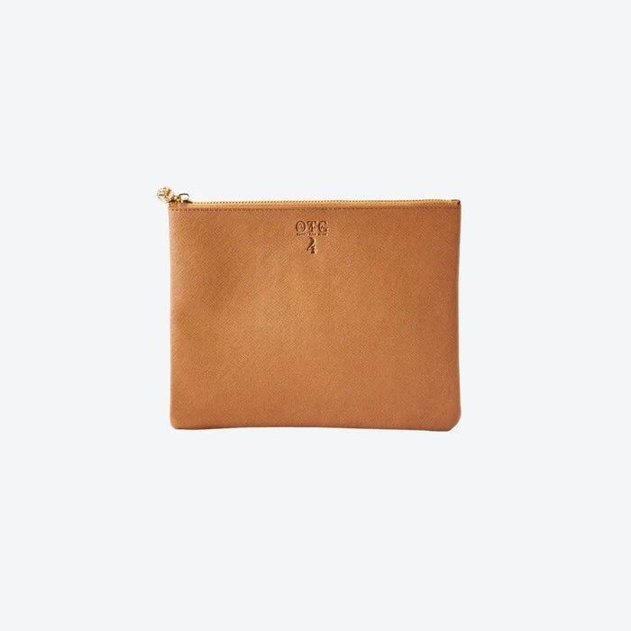 #4 Tan Pouch, front view