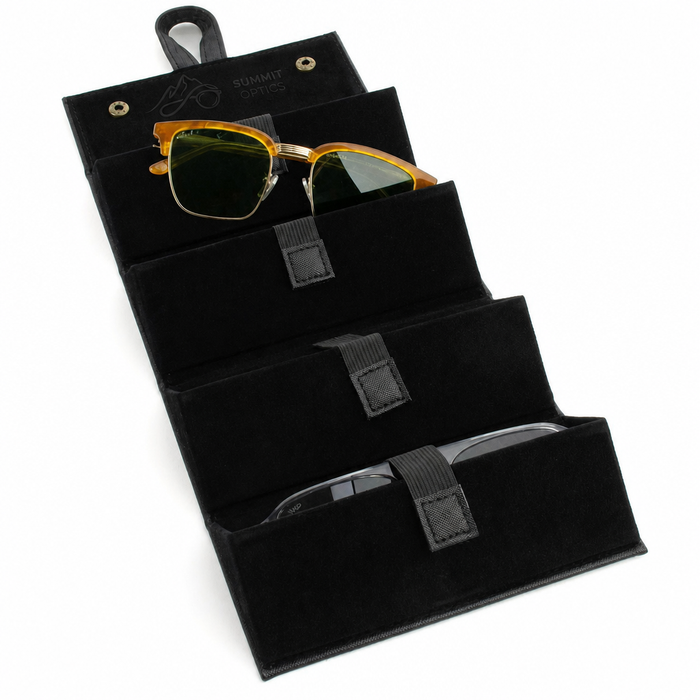 4 Tier Eyewear Travel Case - Black