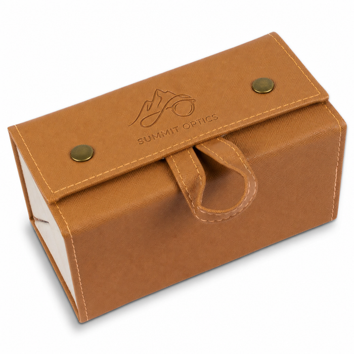 4 Tier Eyewear Travel Case - Brown