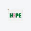 #4 White Hope Pouch, front view