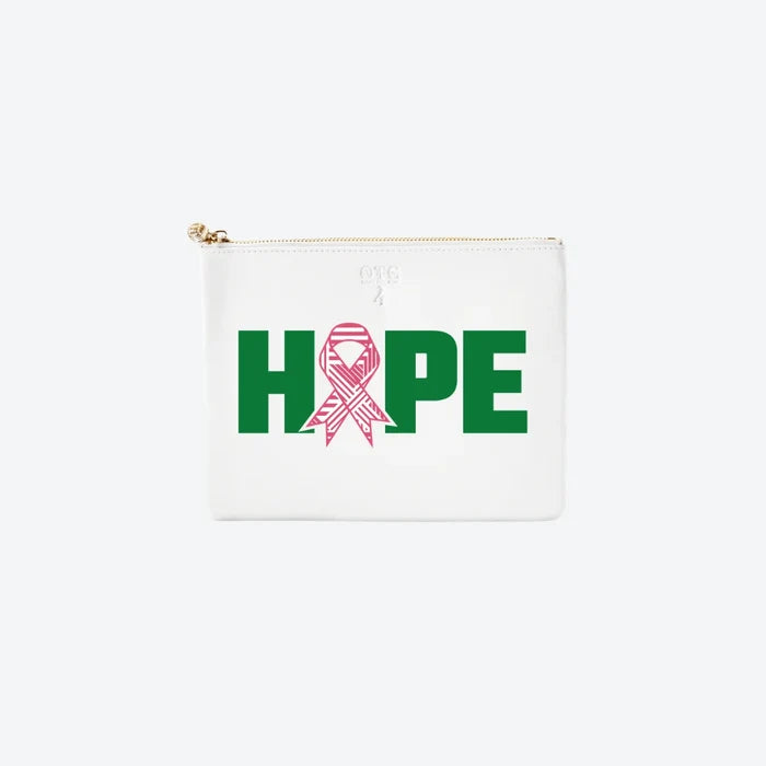 #4 White Hope Pouch, front view