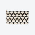 #5 Elle Shell Black Clutch, front view