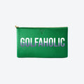 #5 Green Golfaholic Clutch