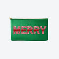 #5 Green Merry Clutch, front view