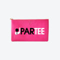 #5 Hot Pink Partee Clutch, front view