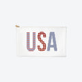 #5 White USA Clutch