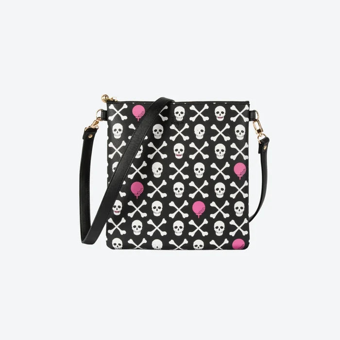 #6 Holly Skull Golf Black Crossbody