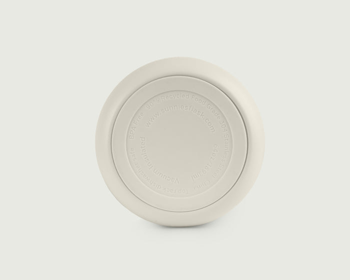 Burrata::64oz Bottle Sunnies Flask Tumbler white side