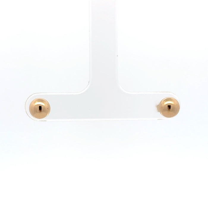 6mm Polished Ball Stud Earrings