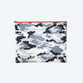#8 Abby Camo Gray Pouch, front view