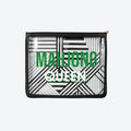 #8 Nudie Black Mahjong Queen Pouch, front view