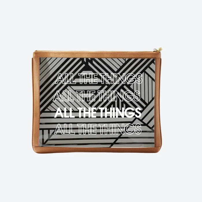 #8 Nudie Tan All The Things Pouch, front view