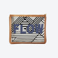 #8 Nudie Tan Flow Dot Pouch, front view