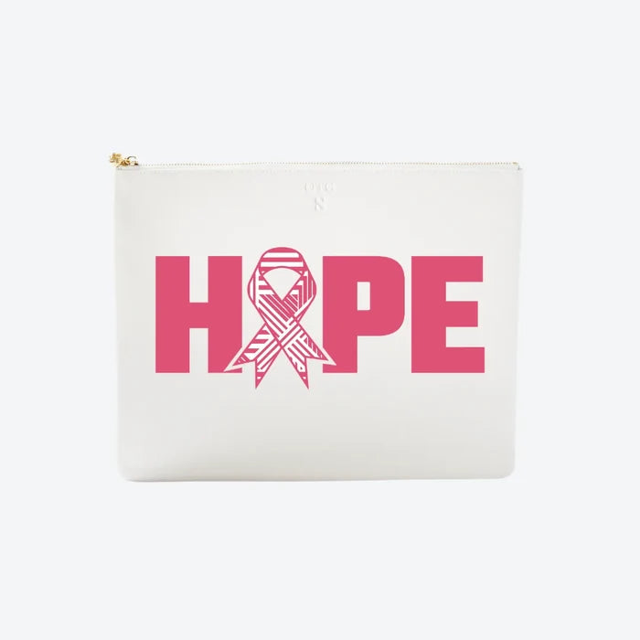 #8 White Hope Pouch, front view