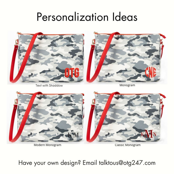 #9 Camo Padded Crossbody Techie