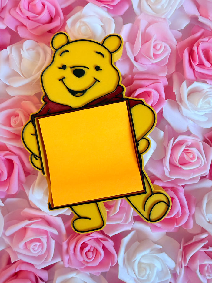 Yellow Bear Sticky Note Holder *Custom