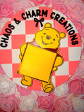 Yellow Bear Sticky Note Holder *Custom