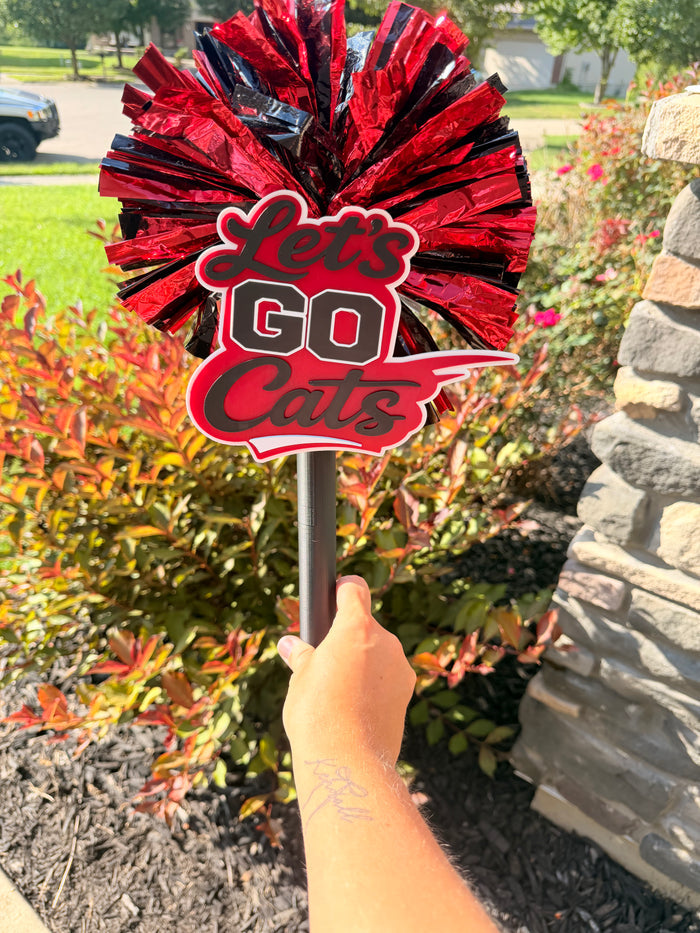 CUSTOM CATS CHEER STICK