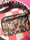 Tiger 8 Ball Print Wristlet