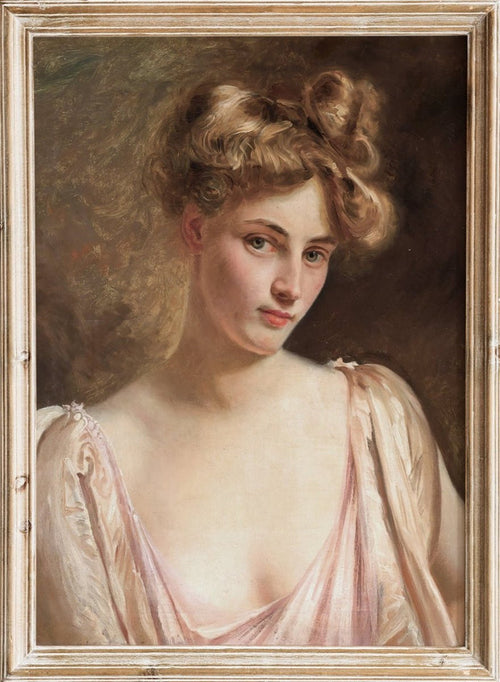 "A Blonde Beauty" Art Print_Sugar & Canvas_Gustave Jean Jacquet