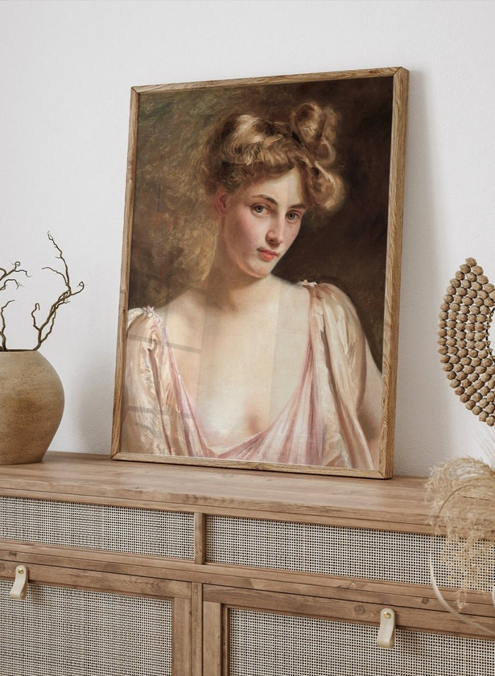 "A Blonde Beauty" Art Print_Sugar & Canvas_Gustave Jean Jacquet