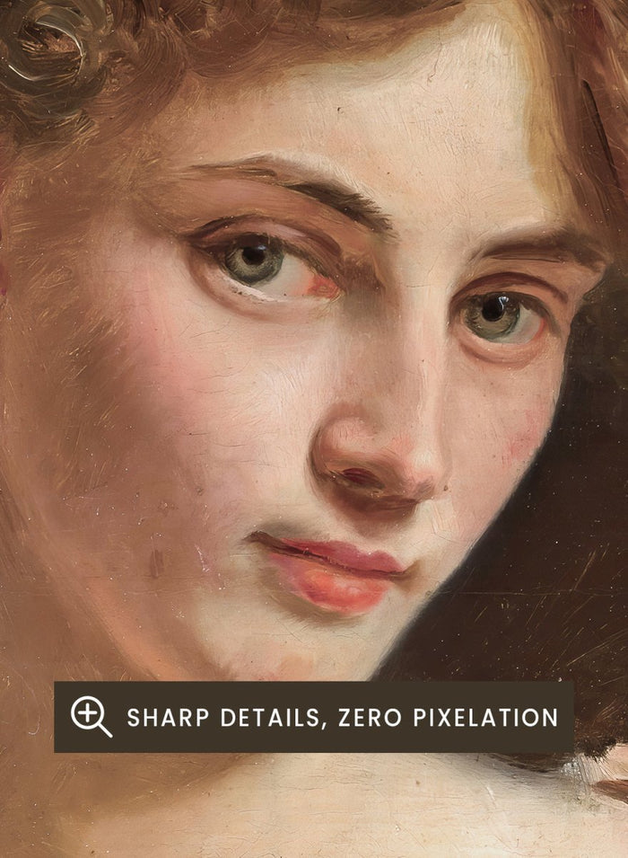 "A Blonde Beauty" Art Print_Sugar & Canvas_Gustave Jean Jacquet